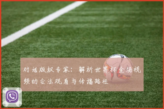对话版权专家：解析世界杯全场视频的合法观看与传播路径